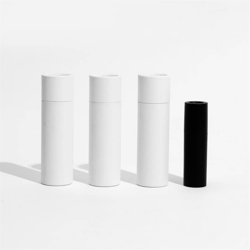 Tubo di carta push-up da 27 mm x 91 mm da 1 oncia e 29 g, bianco