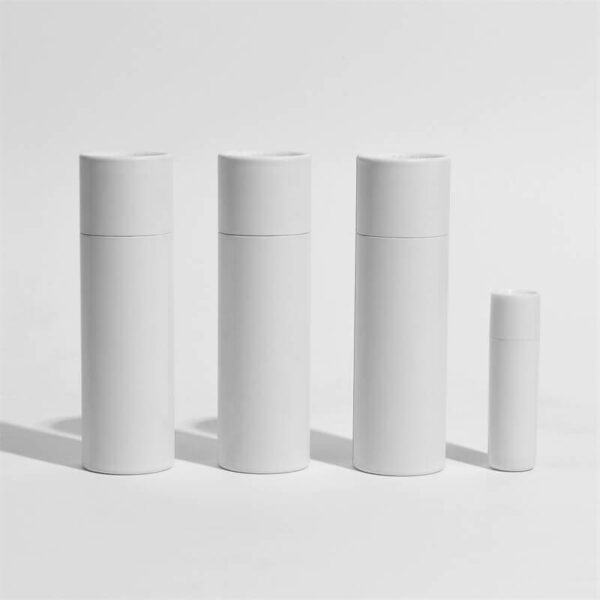 36mm x 120mm 2.5 ounce 70 g Push-Up Tube papier blanc