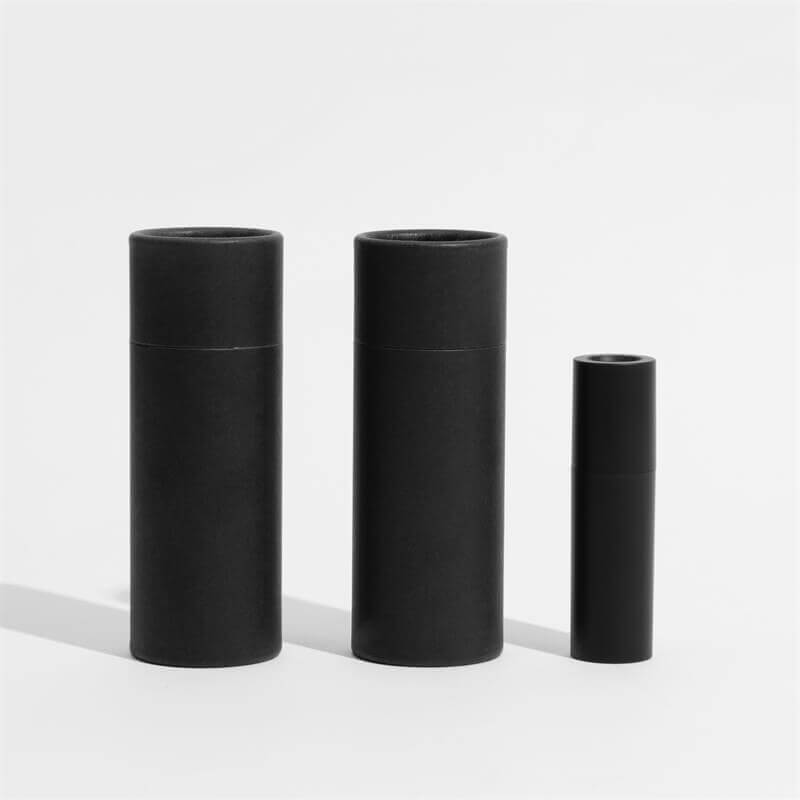 36mm x 98mm 2 ounce 60 g Push-Up Paper tube Black