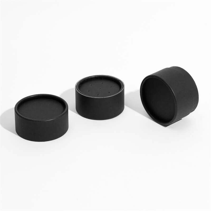 59mm x 35mm 1 ounce 30 g Paper Shaker Jar black wholesale