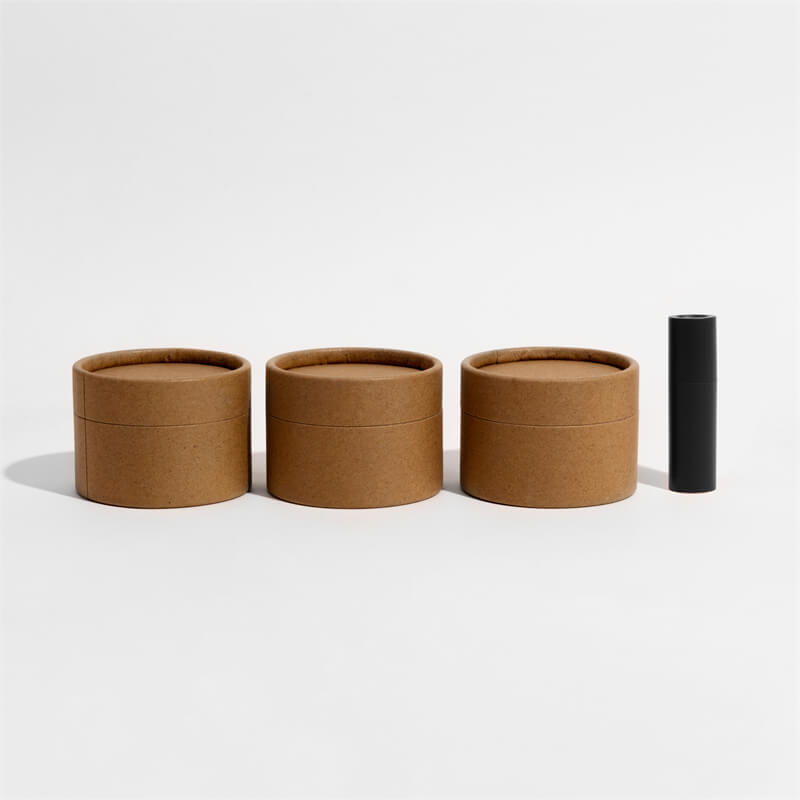 70mm x 50mm 3.45 Ounce 100ml Natural Kraft Paper Jar